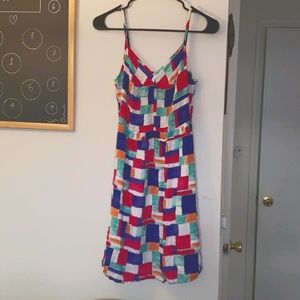 🌍 Splendid summer geometric mini dress